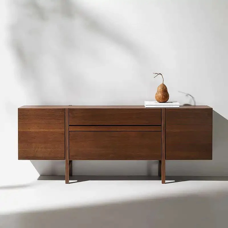 

Nordic Style Solid Wood Sideboard Household Minimalist Storage Cabinet