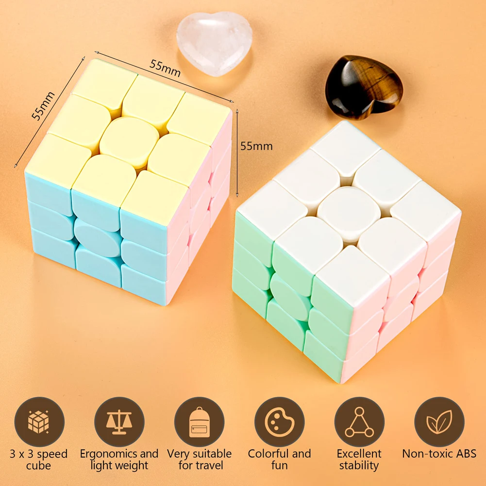 3x3x3 Speed Cube 5.6 cm Professional Magic Cubes High Quality Rotation Cubos Magicos Educational Games for Children