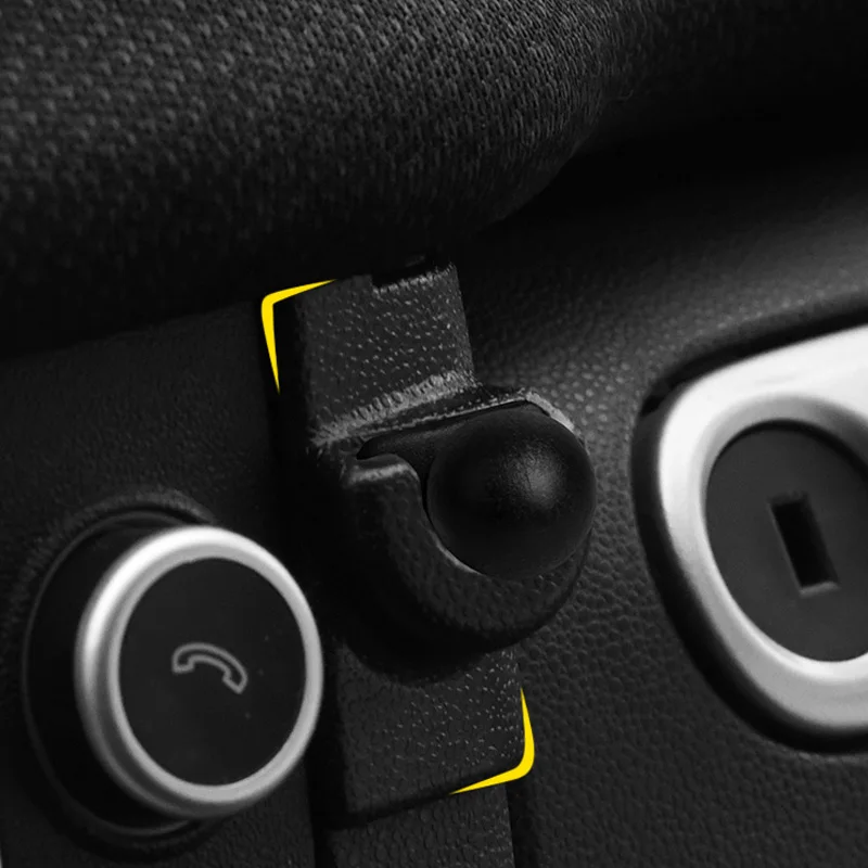 for Smart Fortwo Forfour 451 Car Charger Magnetic Phone Holder Automatic Sensor Phone Holder 15W Fast Wireless Phone Support