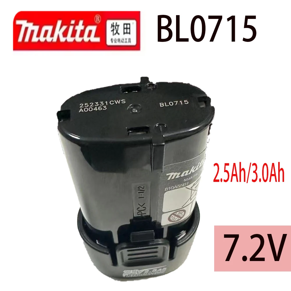 🏆🏆100% Brand New Makita 7.2V 3000mah BL7010 BL0715 DF010 DF012 DF022 7.2-4 194355-2 194356-3 Electric Tool Battery-Charger