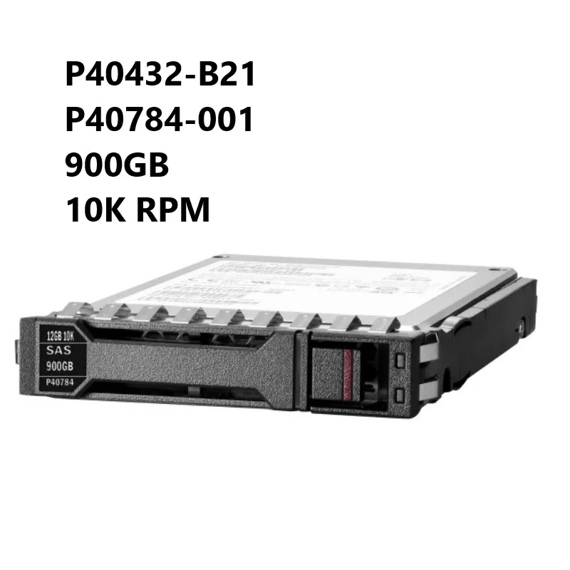 

NEW HDD P40432-B21 P40784-001 900GB 10K RPM 2.5in SFF SAS-12Gbps BC Multi Vendor Hard Drive for H+PE ProLiant G10 Plus Servers