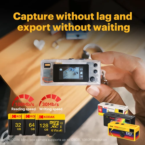 Imagen 2 del producto Tarjeta Mircosd para llavero Kodak Charmera, diseño de cámara Digital para cámara kodak, tarjeta Micro sd, tarjeta de memoria 32gGB 64GB 128GB