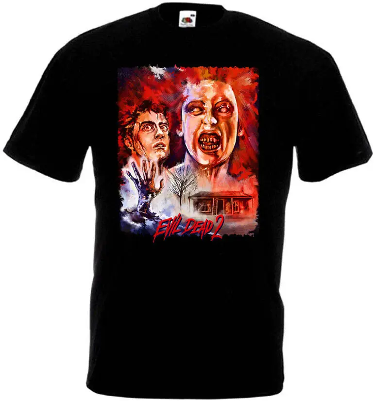 

Evil Dead 2 v.15 T shirt black movie poster horror all sizes S-5XL