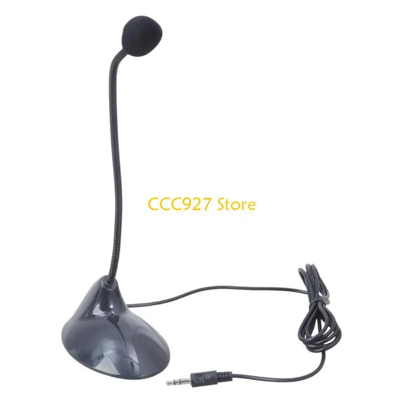 B03F Computer Microphones 360 Degree Adjustable Gooseneck Design Microphones Omnidirectional Microphone Recording Mic