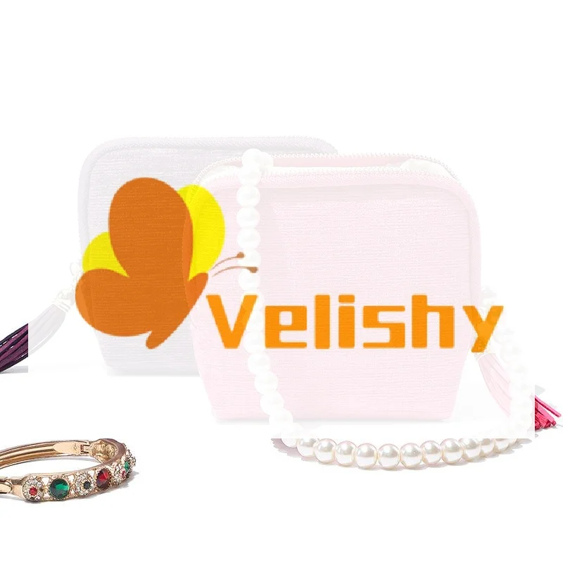 Portable Tassel Pendant Jewelry Storage Bag Multi Layer Lining Anti-dust Ring Necklace Pouch for Outdoor Travel