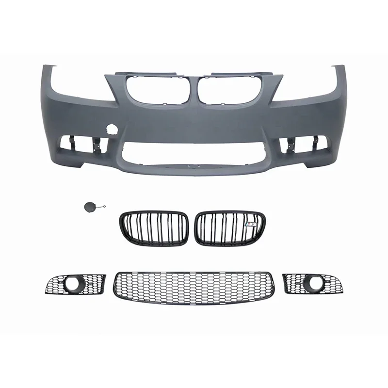

Runde PP Material For 2005-2012 BMW 3 Series Upgrade M3 Style Front Bumper Easy To Install Body Kit Support Customization