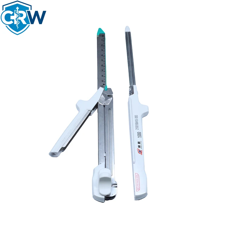 CRW Manual Single Push Double Push Disposable Linear Cutter Stapler with 56/76/100 Staples