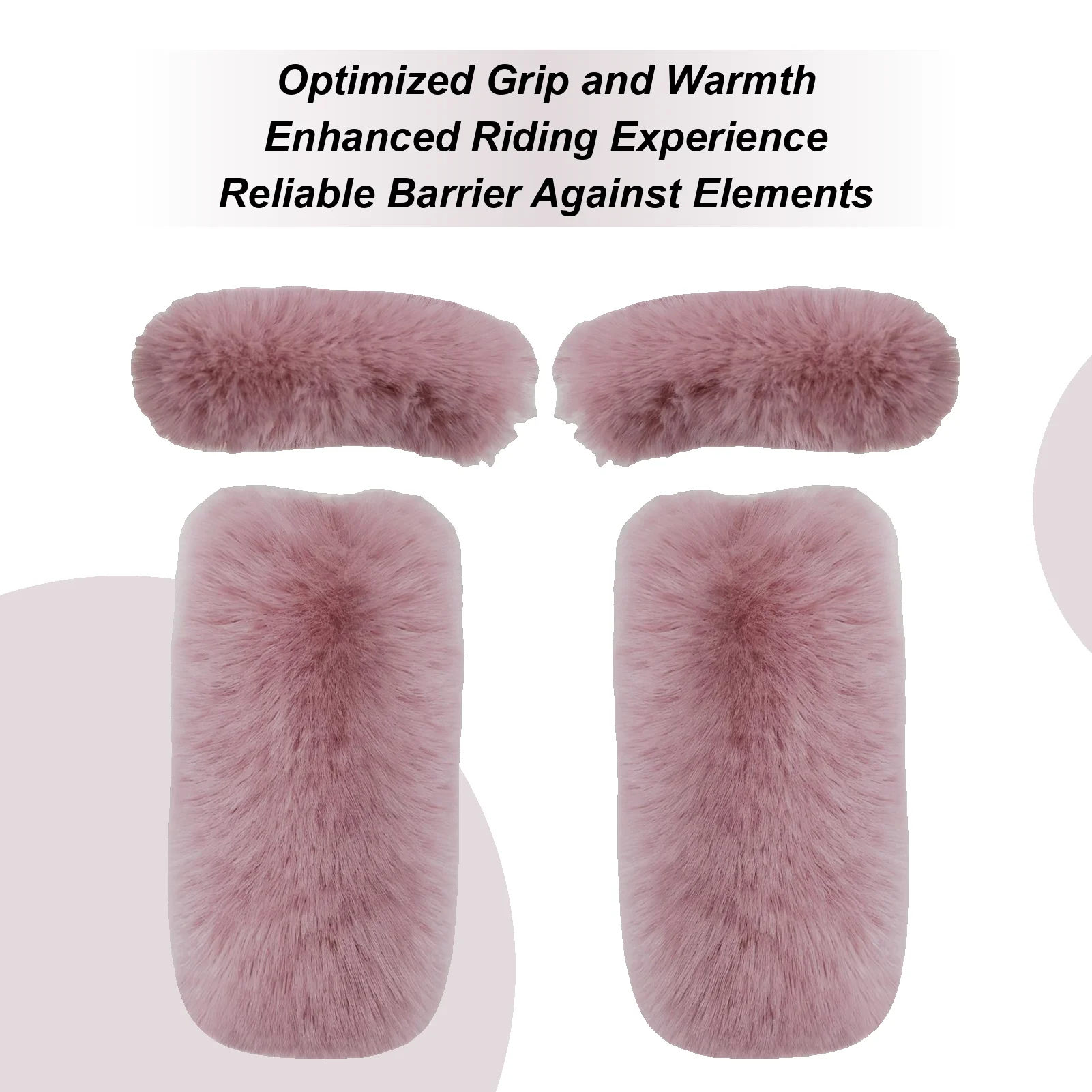 

Atv Handle Cover Windproof Plush Guard Windproof Warm Cover For Motorbike Riding Snowmobile Atv Winter Summer Cycling