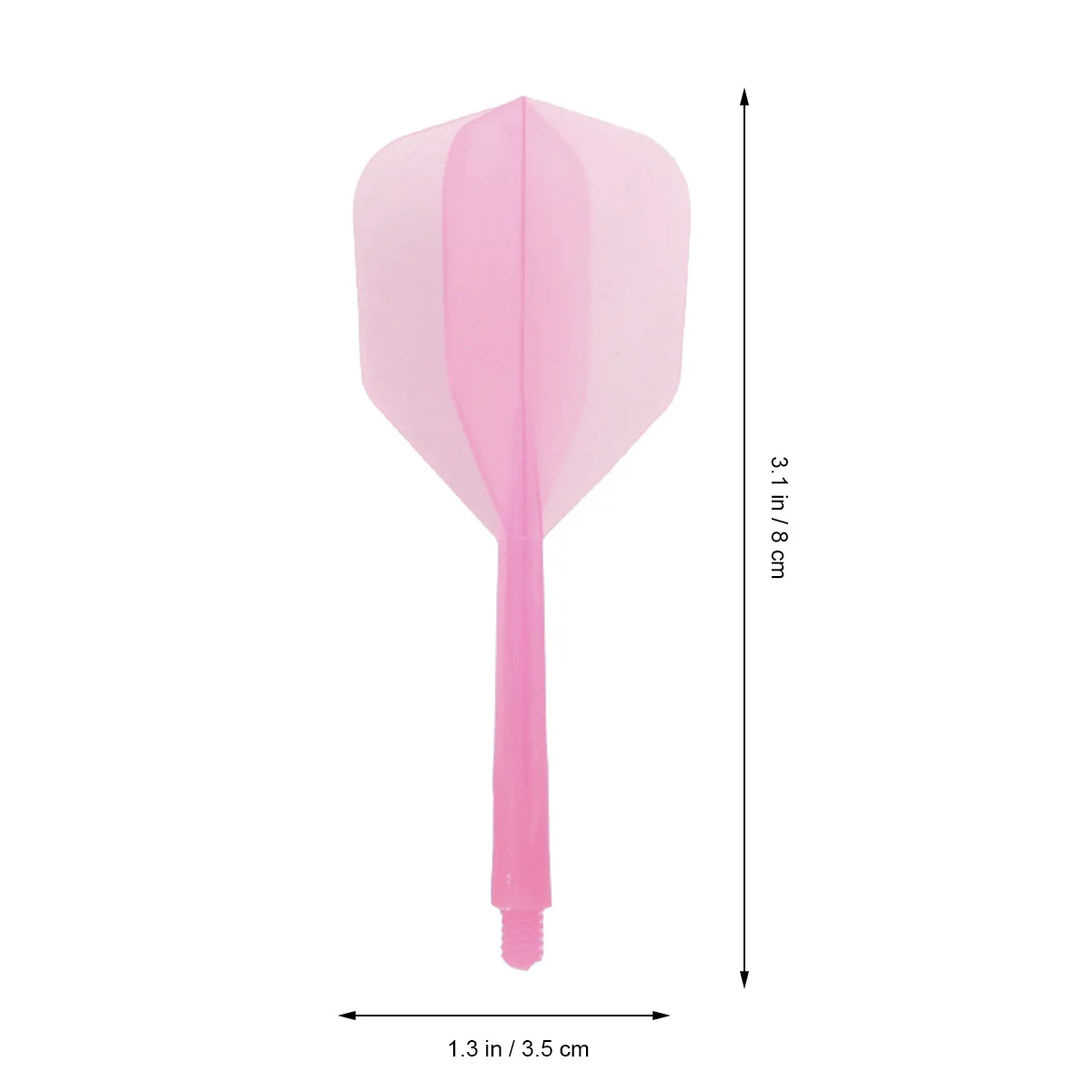 4 pcs Transparent Fine Thread Fly Tail Wings Plastic Flights Accessories For Adult Sports Outdoor Indoor Games Small Dart