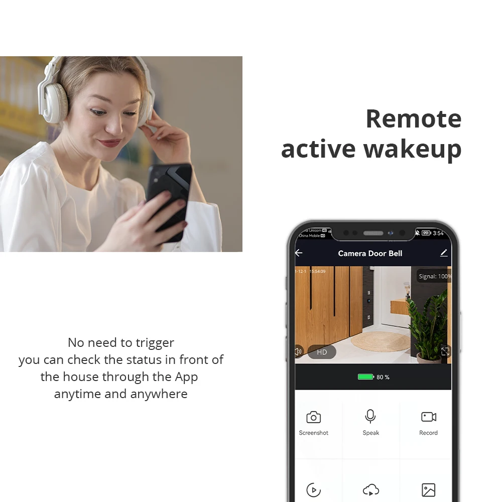 ذكي واي فاي الذكية فيديو الجرس ، مقاوم للماء كاميرا الأمن PIR ، رصد الوقت الحقيقي ، تويا الذكية الحياة App التحكم ، 1080P