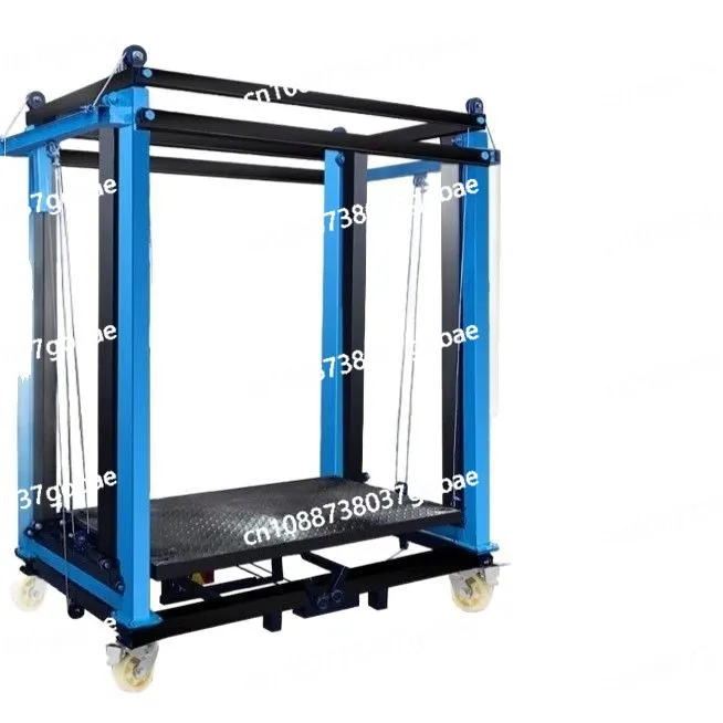 Electric scaffolding, home decoration construction site, portable mobile lifting platform, folding elevator