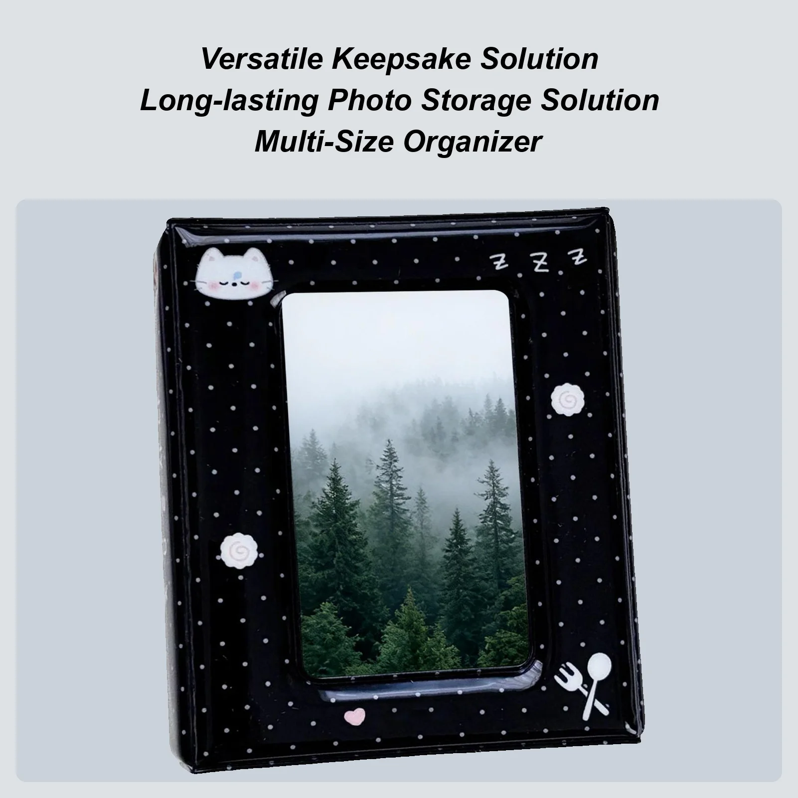 Photocard Album Cute Small Double-sided Portable Organizer Picture Album Book For Kids Family New Year Birth Car Christmas