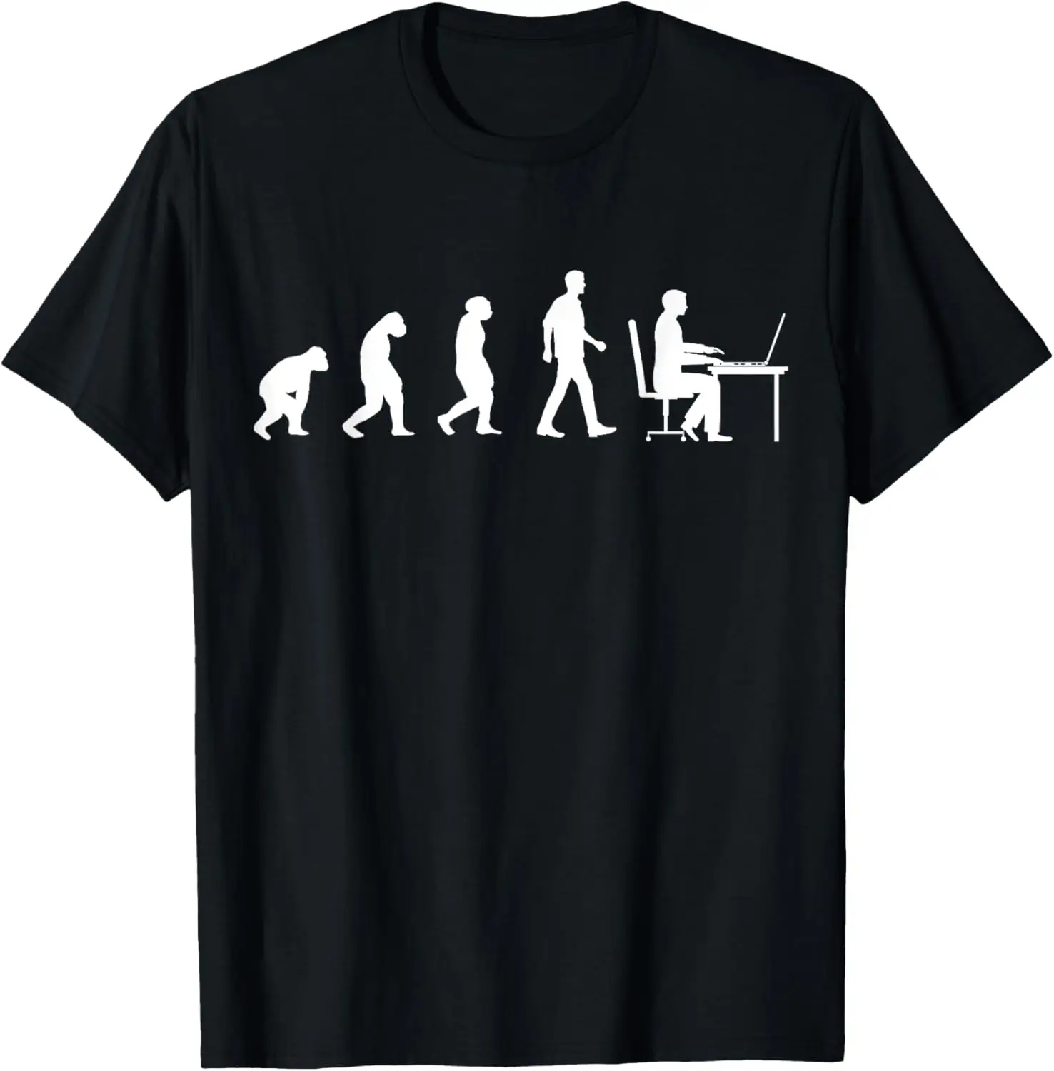 Computer Geek Evolution IT Computer Repair Technician Nerd T-Shirt