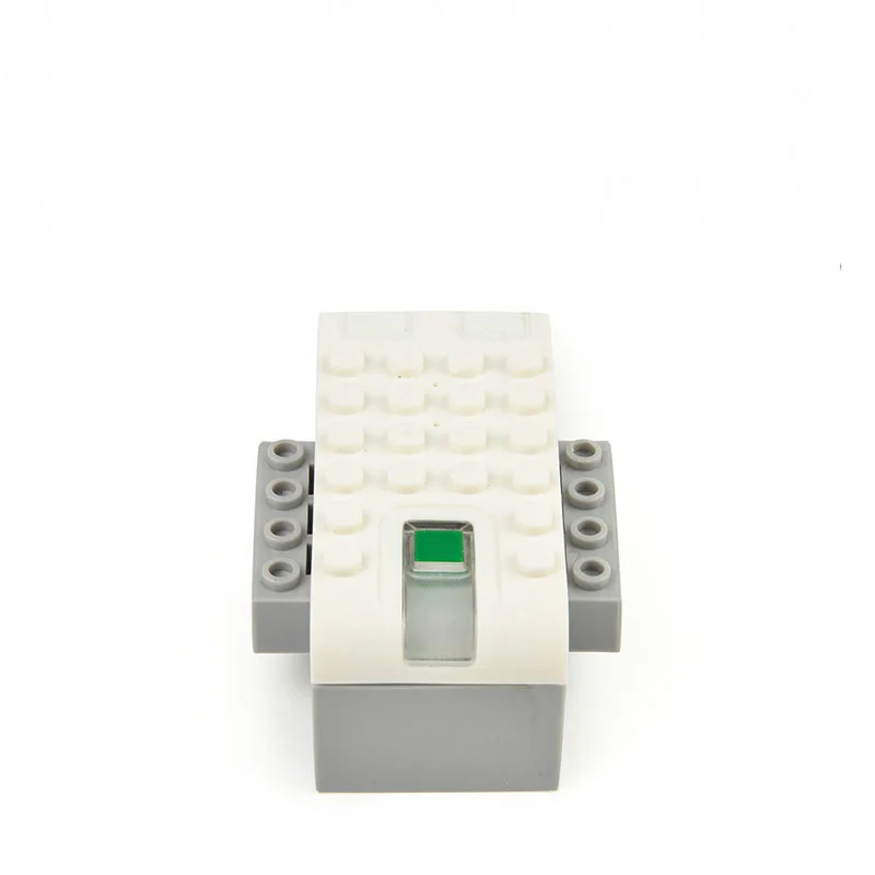 Hurtownia 1/5/10 szt. Części elektroniczne WeDo 2.0 Smart Hub pasujące do zestawu podstawowego 45300, 45301, 19071, klasyczny hub z klocków, zabawki robotyczne, prezent