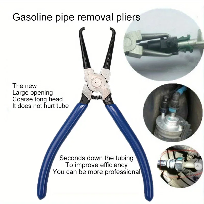 

17cm Fuel Line Release Pliers – for Fuel Filter Hose, Petrol Pipe Clip Disconnect & Removal, Automotive Repair Tool