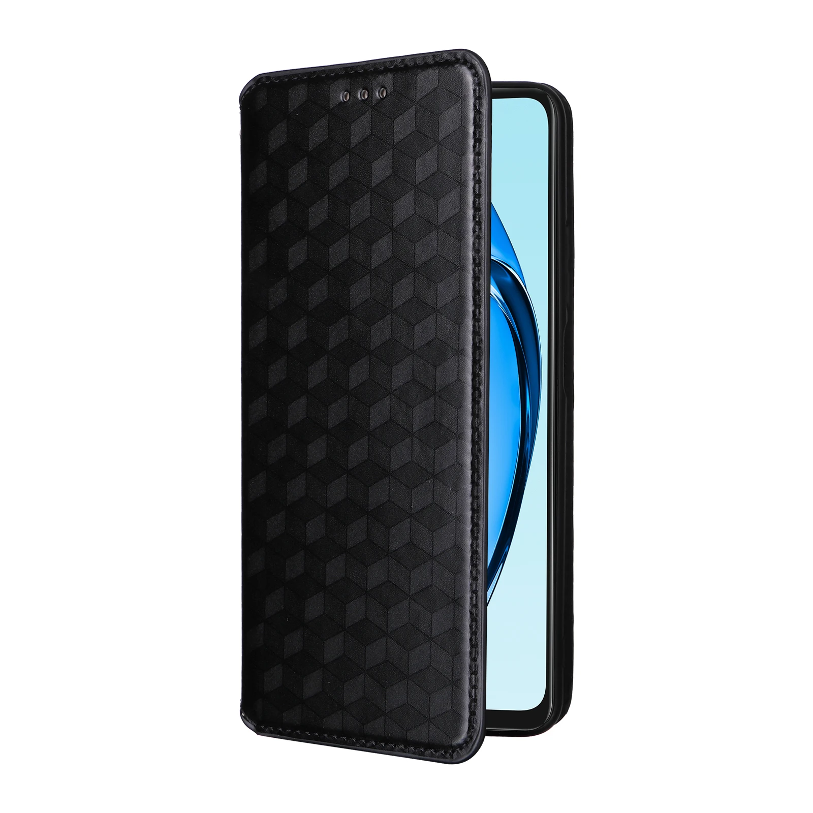 Flip Leather Cover For Oppo A60 A58 A58x A78 A77 A57 4G 5G Magnetic Skin Three Dimensional Pattern Card Slot Wallet Phone Case