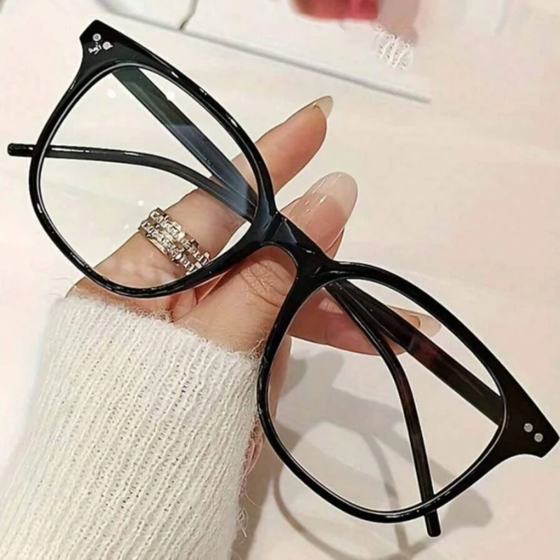 1/2 Pairs of Square Frame Glasses Blue Light Blocking Computer Goggles Suitable for Both Men and Women Suitable for Smartphones view 2
