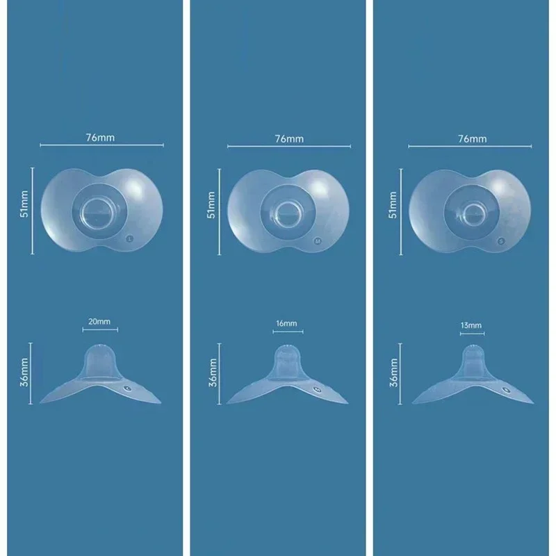 2 ชิ้นซิลิโคนให้นมบุตรป้องกันหัวนมให้อาหารแม่จุกนมโล่ฝาครอบป้องกันนมนุ่มให้อาหารพยาบาลโล่