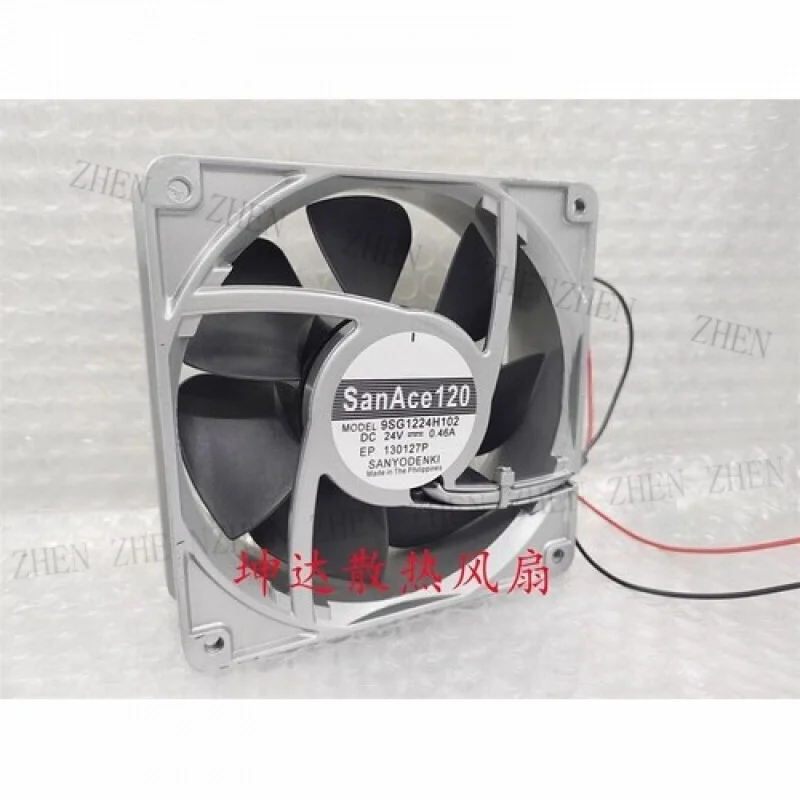 Y FOR  9SG1224H102 12038 DC24V 0.46A 12CM 2-Wire Inverter High Temperature Fan