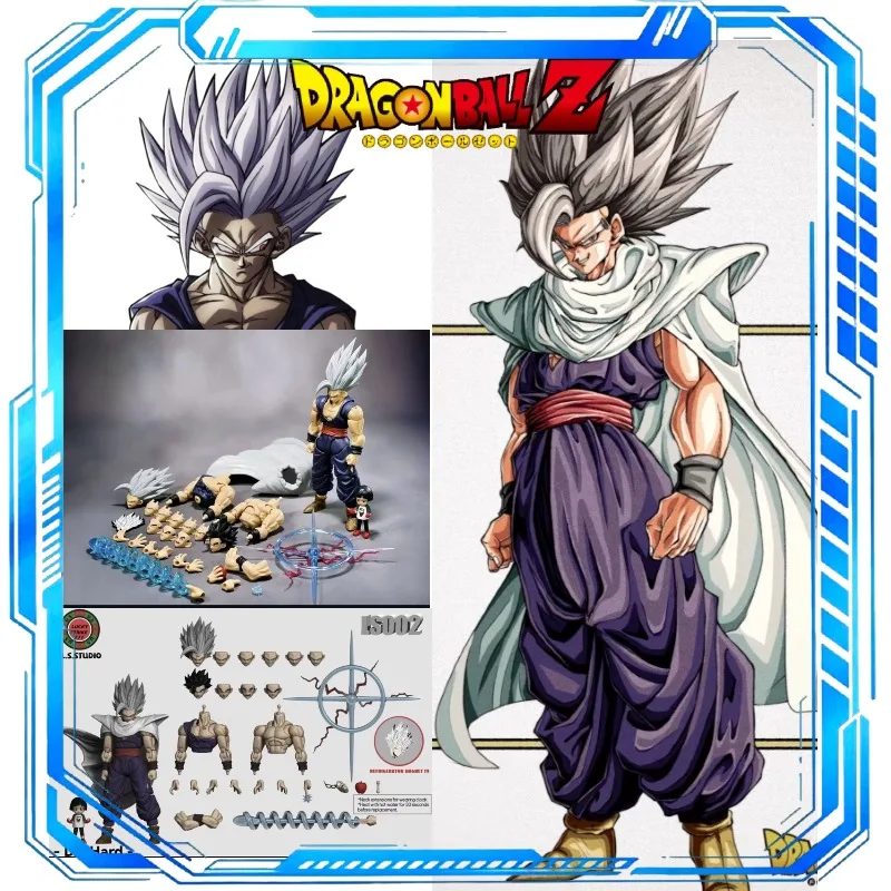 

NEW LS L.S.Studio Son Gohan Figure Dragon Ball Super Saiyan Beast Gohan Super Hero Anime Action Figures Model Kids Toys Gifts