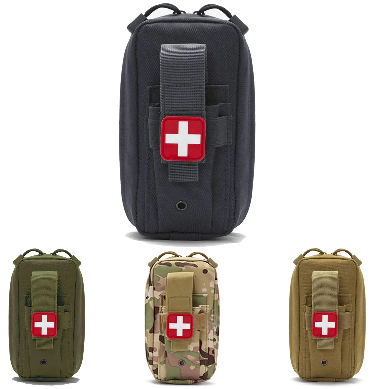 Tactical Medical Pouch Molle EMT Pouch Single-Handed Operation Medical First Aid Bag Outdoor Survival Supplies with Tourniquets