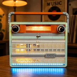 Hprosper LED Light For 10334 Retro Radio Decorative Lamp With Battery Box (Not Include Lego Building Blocks)