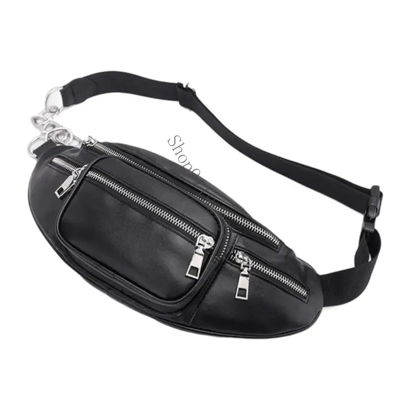 

Adjustable Shoulder Strap Chest Bag Retro Inspired Compact Crossbody Bags 066F