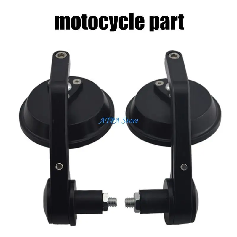 

U13C Motorcycle Side Glass Clear Rear Glass Motorcycle Rearview Glass Aluminum