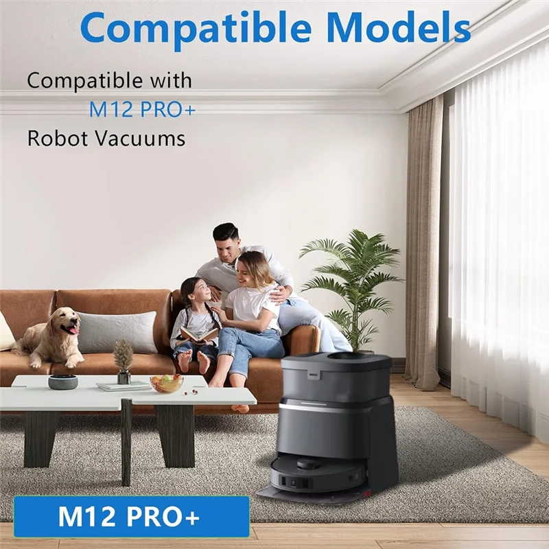 

B01C-для Yeedi M12 PRO + робот-пылесос, основная боковая щетка, фильтр Hepa, швабра, тканевые мешки для пыли, запасные части