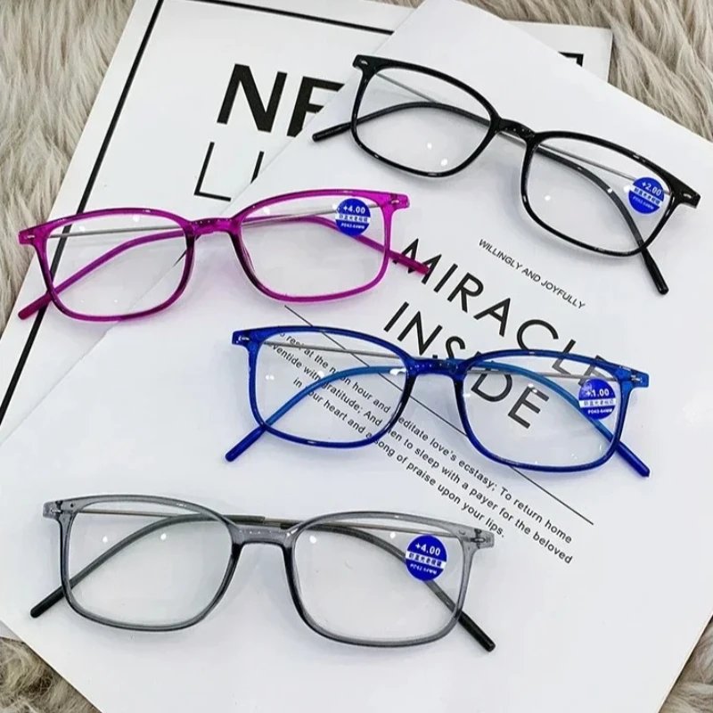 

Fashion Anti Blue Light Reading Glasses for Women and Men Optical Computer Eyeglasses Presbyopia Eyewear +1.0 ~ +4.0
