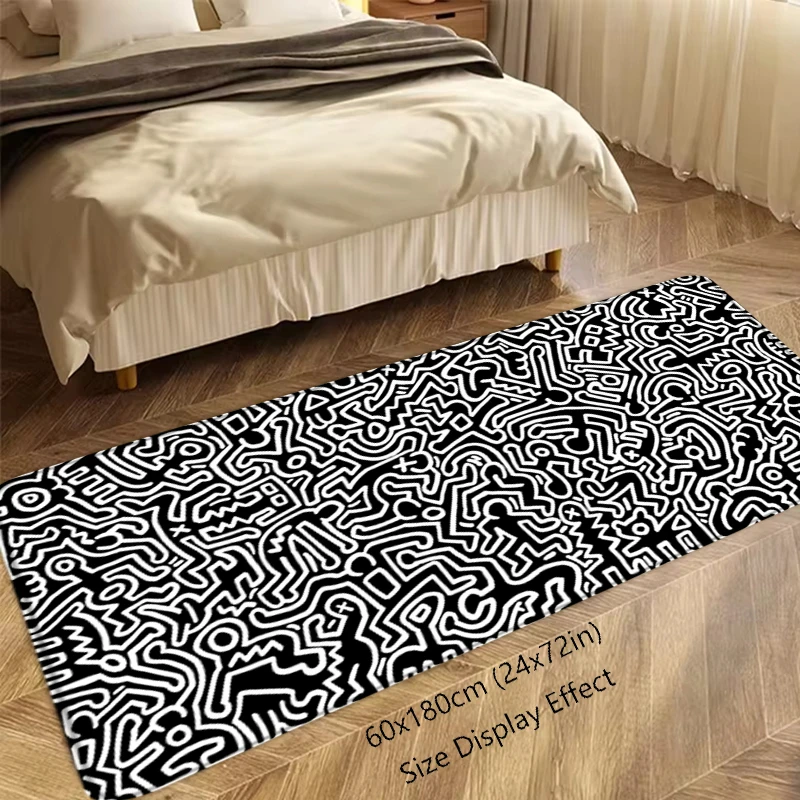 House Entrance Doormat Graffiti Doodle Hallway Carpet Living Room Rugs Foot Carpets Bathroom Rug Floor Mats Non-slip Home Decor