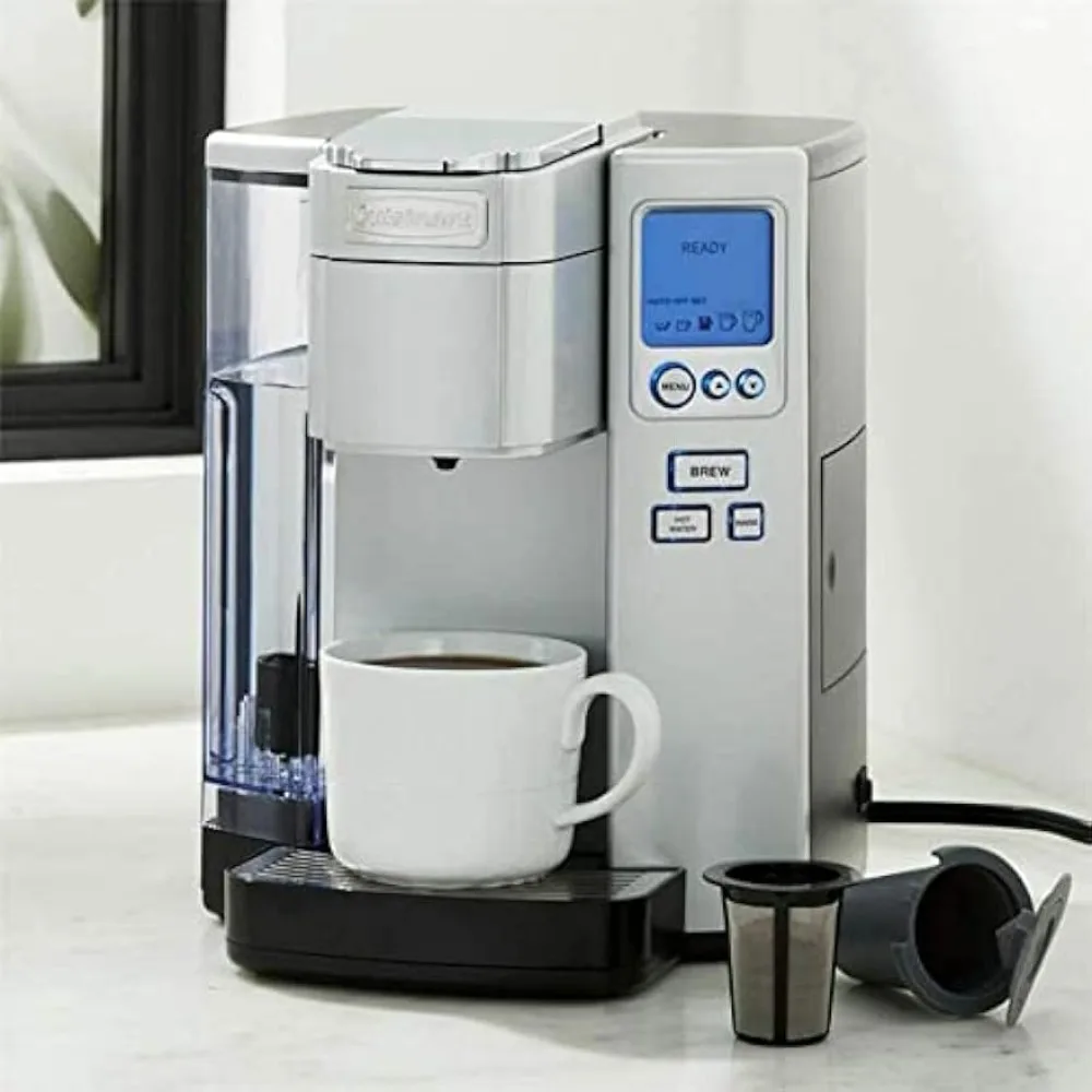 2023 New  Coffee Maker, Single Serve 72-Ounce Reservoir Coffee Machine, Programmable Brewing & Hot Water Dispenser