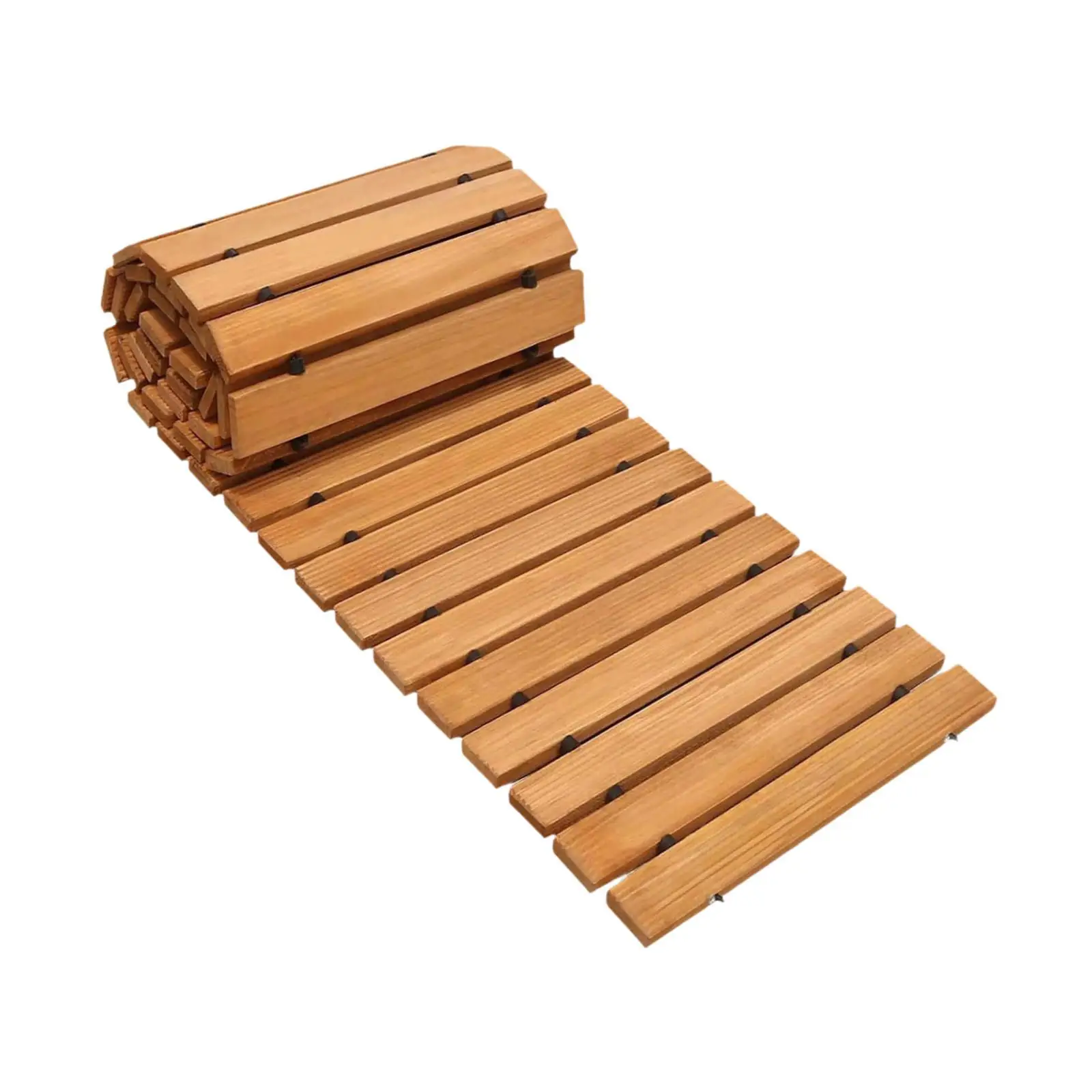 

Wooden Garden Pathway Roll up Pavers Boardwalk for Beach Wedding Garden