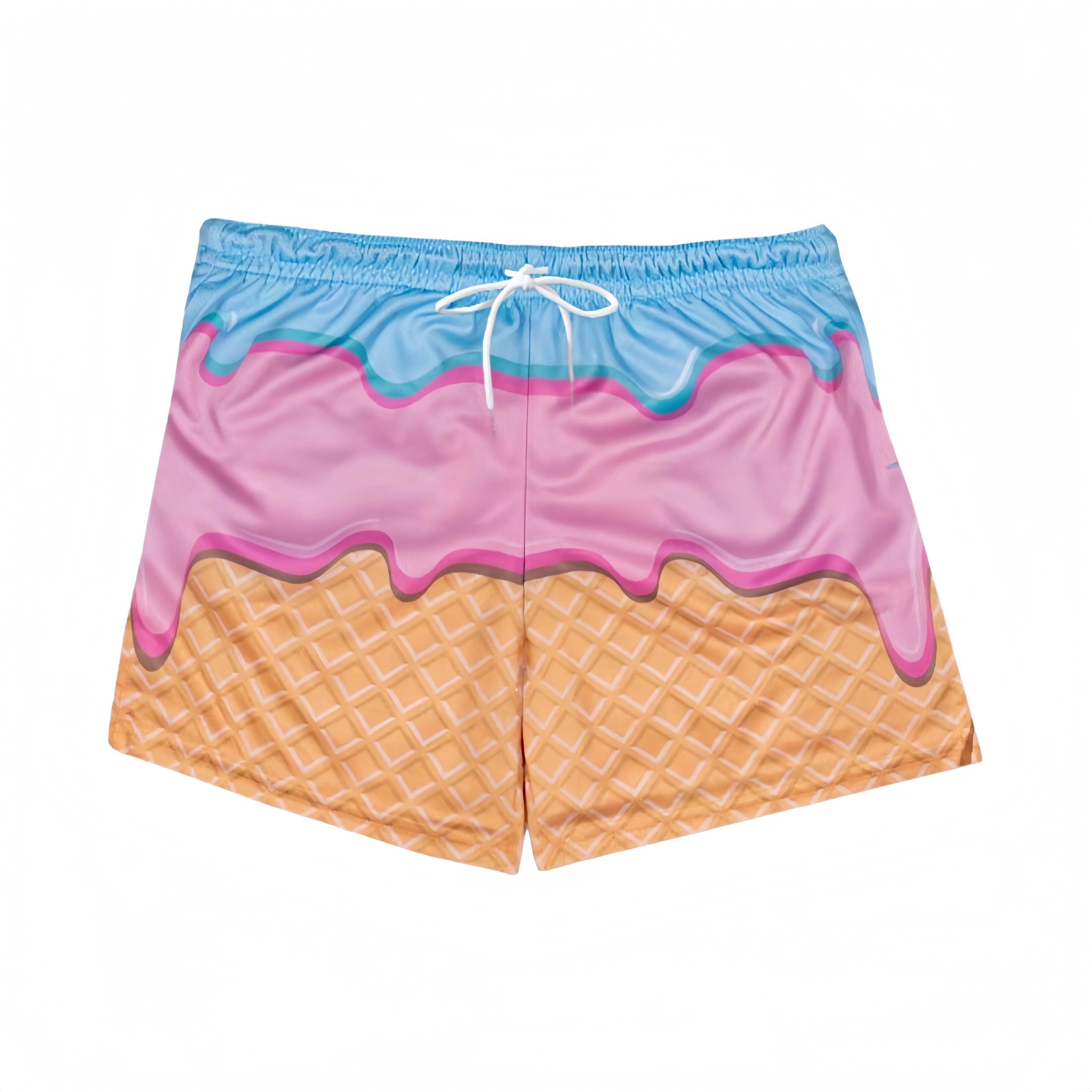 2026 New Unisex Plus Size Y2K Street Style Halloween Cartoon Print Loose Sports Casual Breathable Party Summer Vacation Shorts