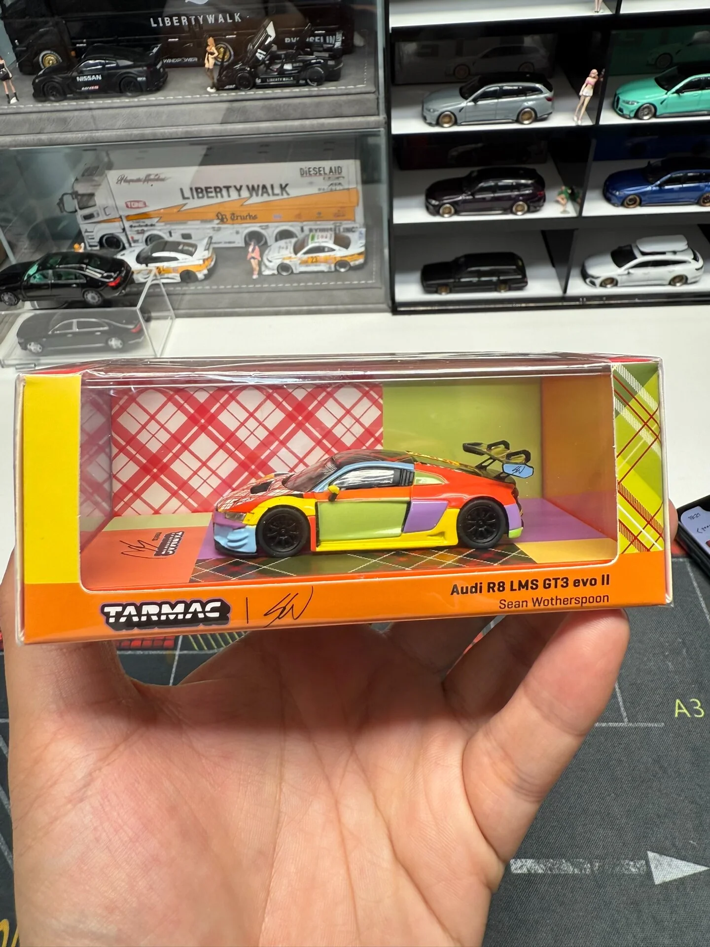 Diecast Tarmac Works TW 1:64 Scale Audi R8 LMS GT3 Evo II HEC 2026 Alloy Car Model