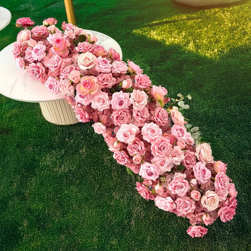 

Exquisite Artificial Rose Table Flower Wedding Trailing Flower Window Display Proposal Arrangement Activity Arch Decoration