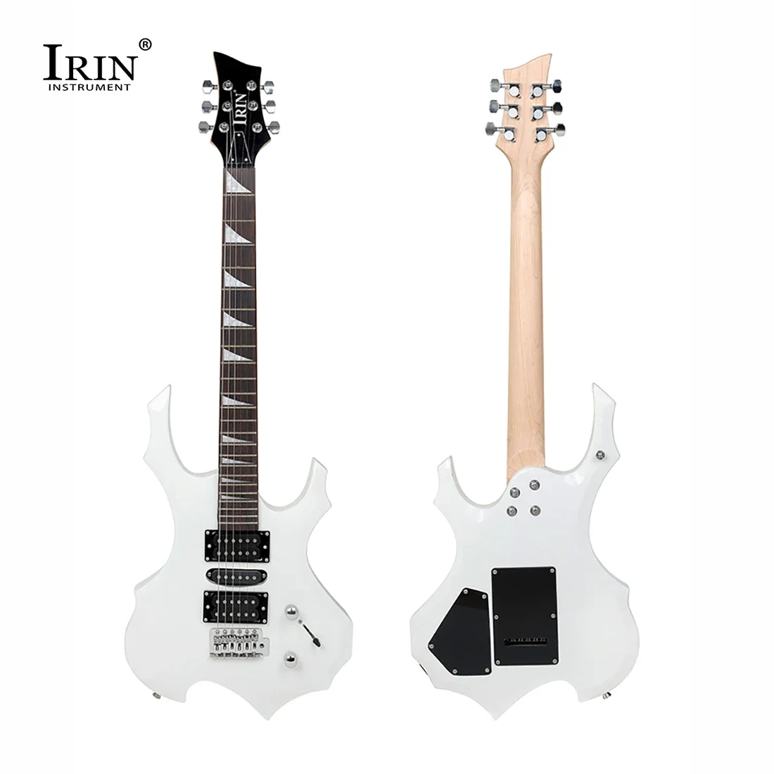 IRIN 6 Strings Electric Guitar 24 Frets Flame Electric Guitarra Maple Body Rosewood Fingerboard Electric Guitarra for Beginners