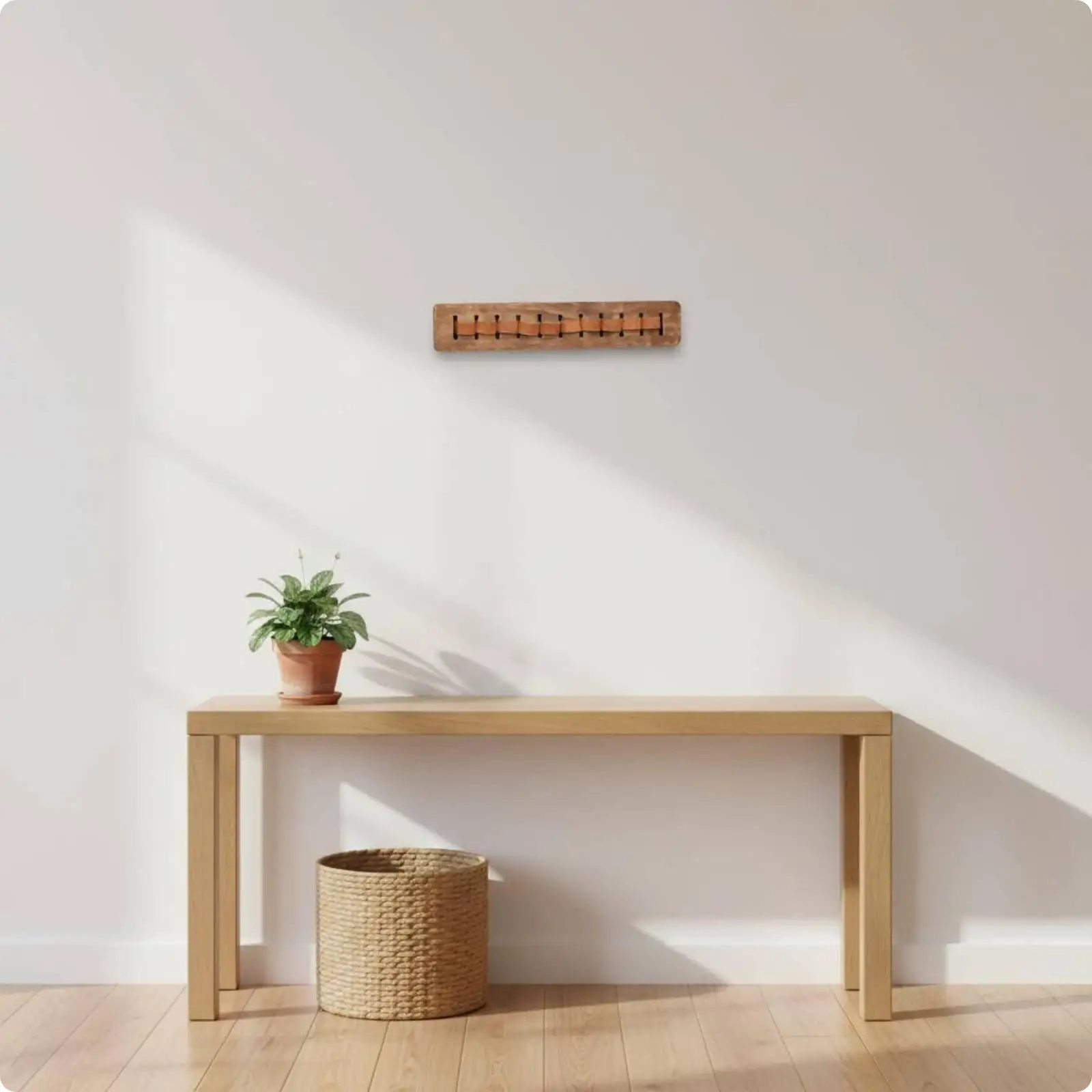 Wall Hung Wooden Glasses Display Rack Eyeglass Holder Storage Stand Space Saver for Home Office