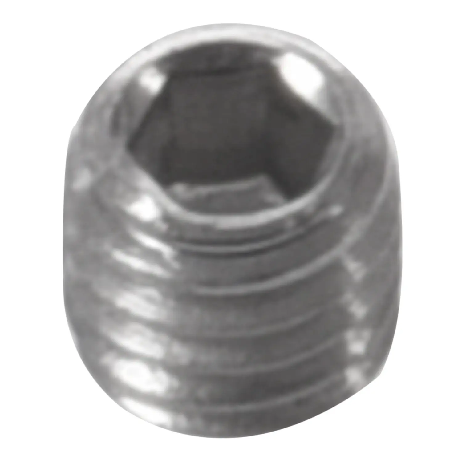 ABZV-50pcs M3x3mm Set Soket Hex Baja Tahan Karat Sekrup Grub Titik Tutup Perak