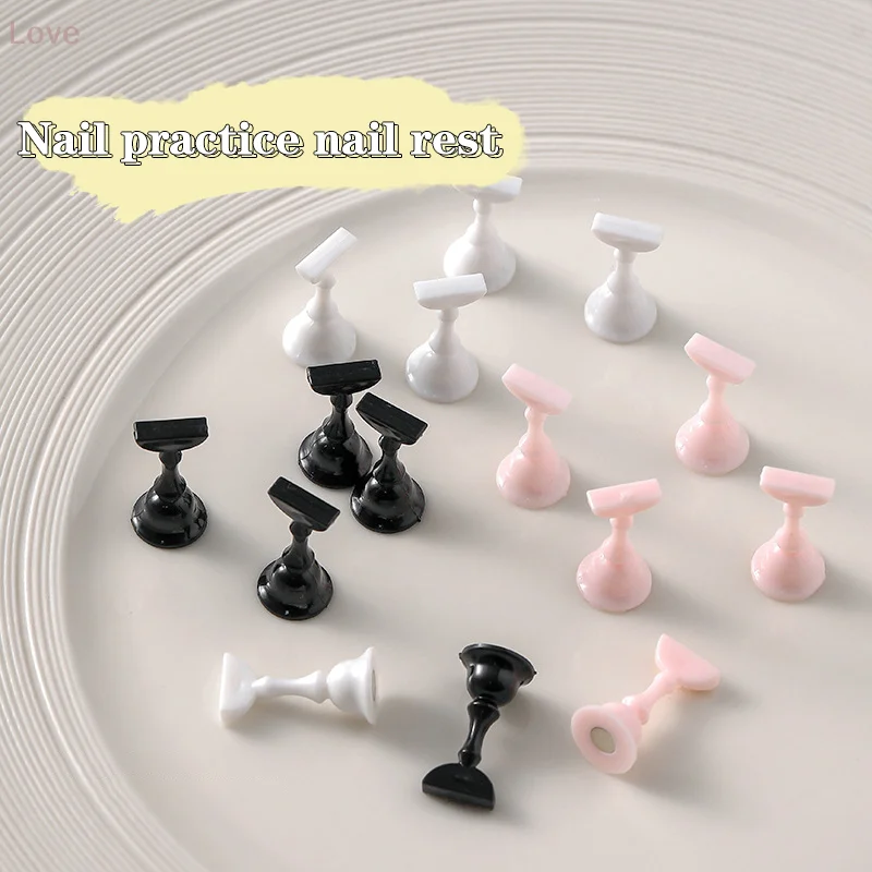 1개 네일 디스플레이 아크릴 네일 디스플레이 스탠드 팁 홀더 자석 네일 연습 스탠드 손톱 DIY 네일 스탠드 도구