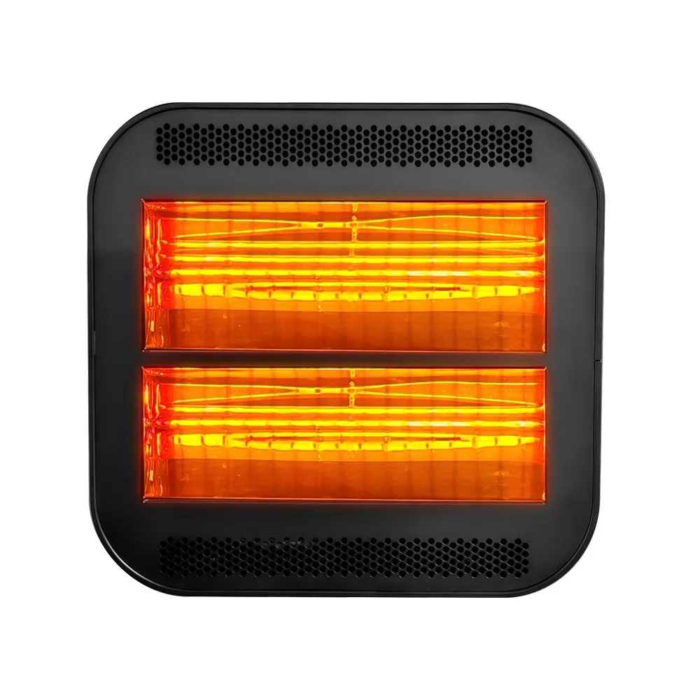 Outdoor Commercial Wall-Mounted Radiant Heater Industrial Infrared Electric Heater Halogen Tube Heating Waterproof Ceiling