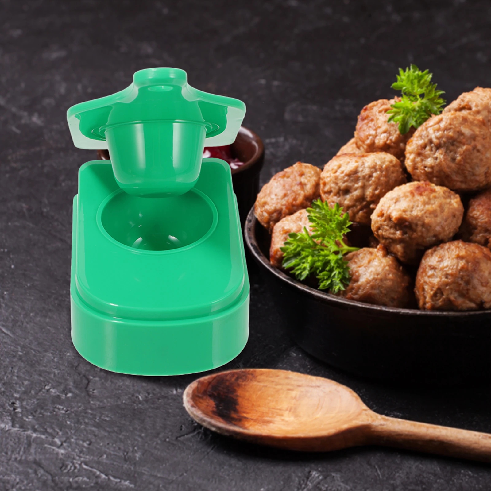 

Meatball Maker Manual Baller Tool Portable Non-Stick Reusable Plastic Cooking Accessories For Rice Shrimp Fish Tofu Cake