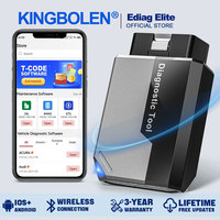 KINGBOLEN Ediag Elite Bi-Directional Scanner with CANFD & Lifetime free update &15 Resets Car Diagnostic Tool pk Thinkdiag