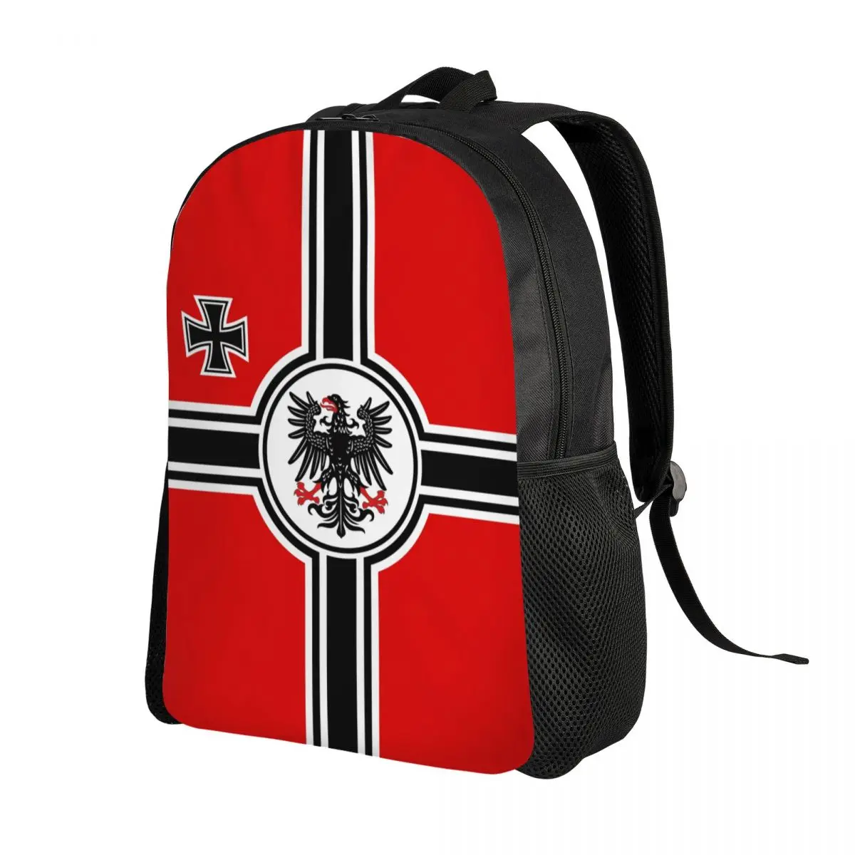 Custom German DK Reich Empire Of Flag Travel Backpack  School Computer Bookbag Germany Proud College Student Daypack Bags