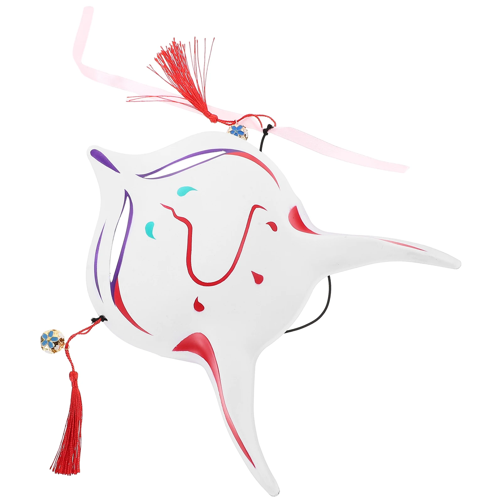 

Fox Mask Japanese Style Halloween Costume Animal Cosplay Masks Party Accessories Festival Props Women Masquerade Fits Most