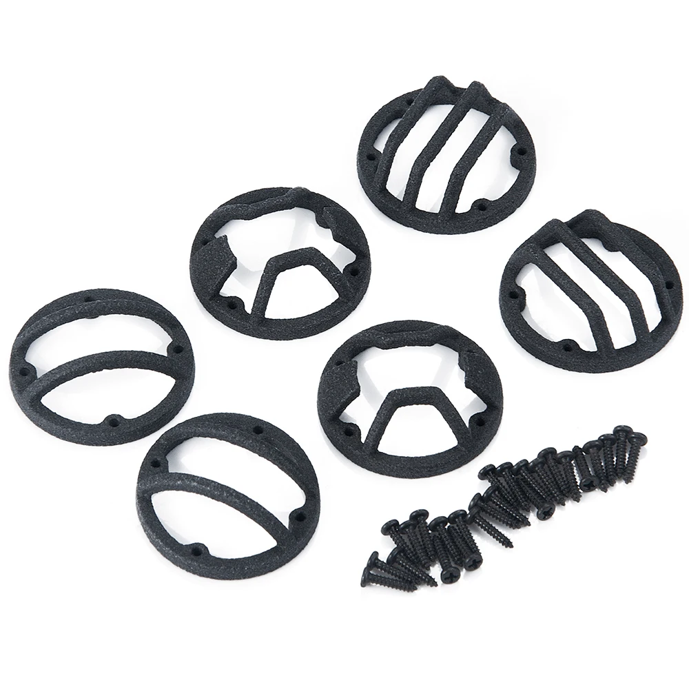 AXSPEED 6Pcs Nylon Headlight Guards Cover for Axial SCX10 III AXI03007 JEEP Wrangler AXI03006 Gladiator 1/10 RC Crawler Car Part