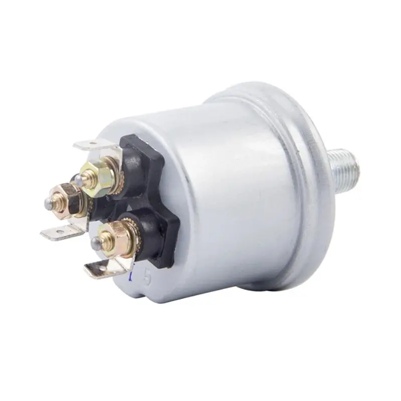 Portable Three Head VDO Oil Crew Pressure Sensor 1/8NPT 0 To 10 Bars Stainless Steel Diesel Engine Generator Set Pressure Plug 1