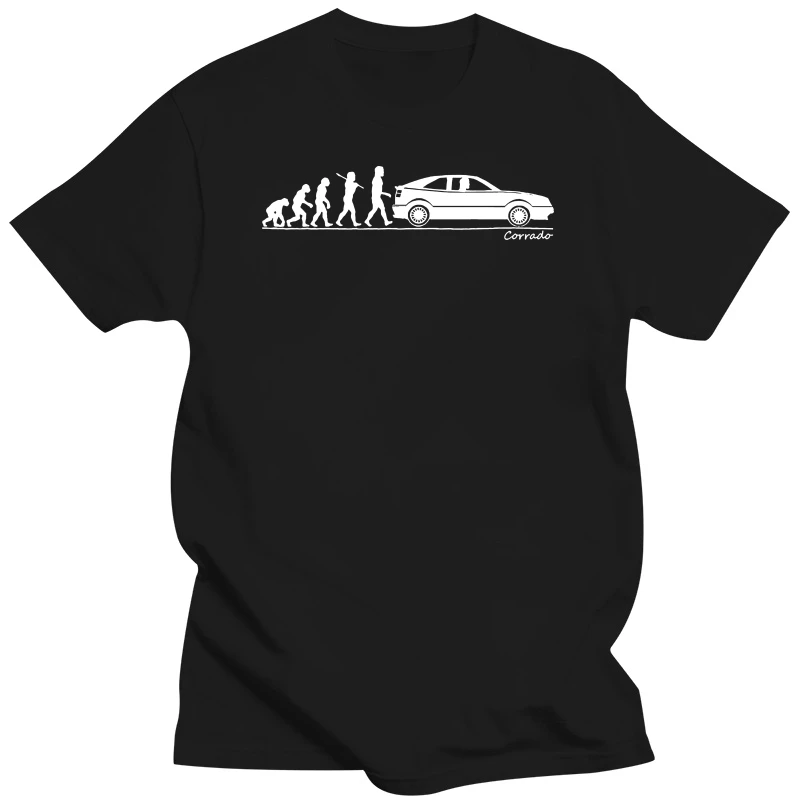 Evolution of Man t-shirt Classic car Corrado