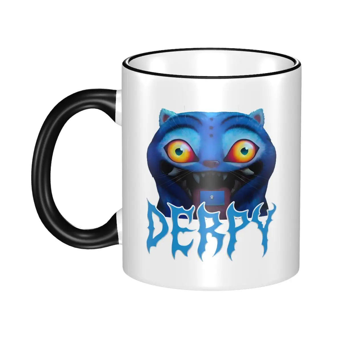 

Забавные кружки для чая Kpop Demon Hunters Derpy Tiger, чашки для комнаты