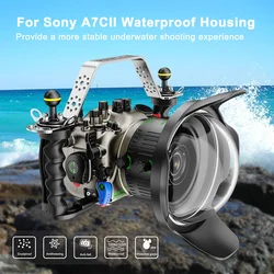 SeaFrog Waterproof Suitable for Sony A7C2 Underwater Camera Photography Waterproof Cover Aluminum Alloy A7CR Waterproof Diving